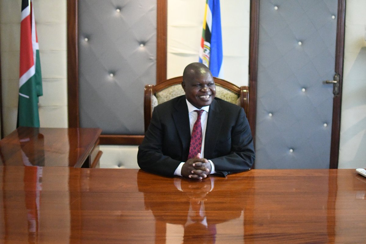 MaangiJoash's tweet photo. Reported to my new offices at the Ministry of Foreign Affairs. I thank the president for giving me this opportunity. Looking forward to serving the President and my country. https://t.co/zeqZMQhUOY