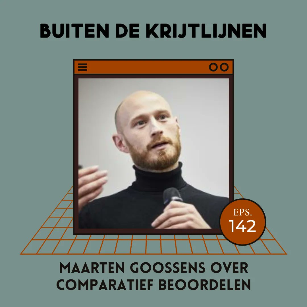 Wat is comparatief beoordelen? Die vraag stellen we aan Maarten Goossens van <a href="/comproved/">Comproved</a>. Comparatief beoordelen is een alternatieve manier van evalueren. In plaats van 1 taak absoluut te gaan beoordelen, ga je er twee met elkaar vergelijken. 
Luister hier: buff.ly/3FTxlaH