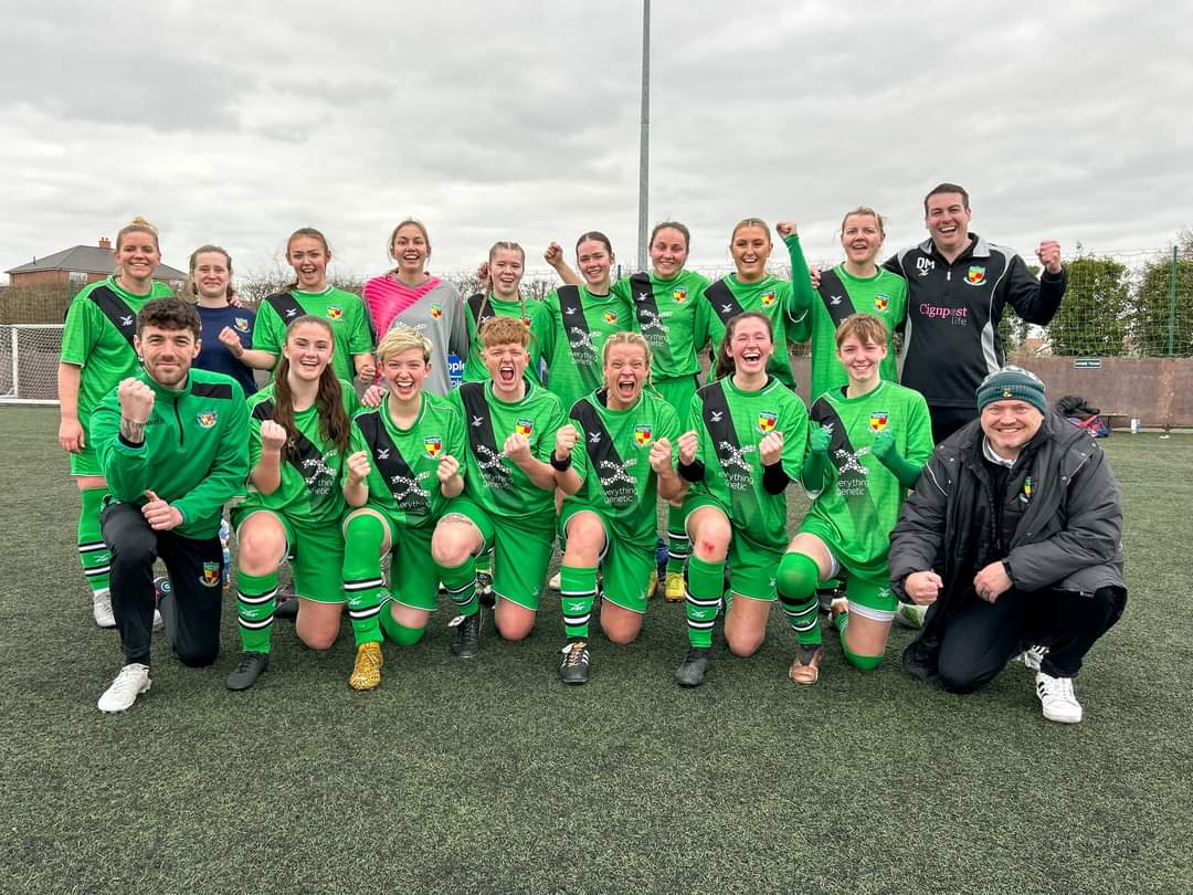 NantwichWomenFC's tweet photo. That Monday morning winning feeling 💪🏻💚⚽️

📷 Jonathan White https://t.co/m6sWyftlS8