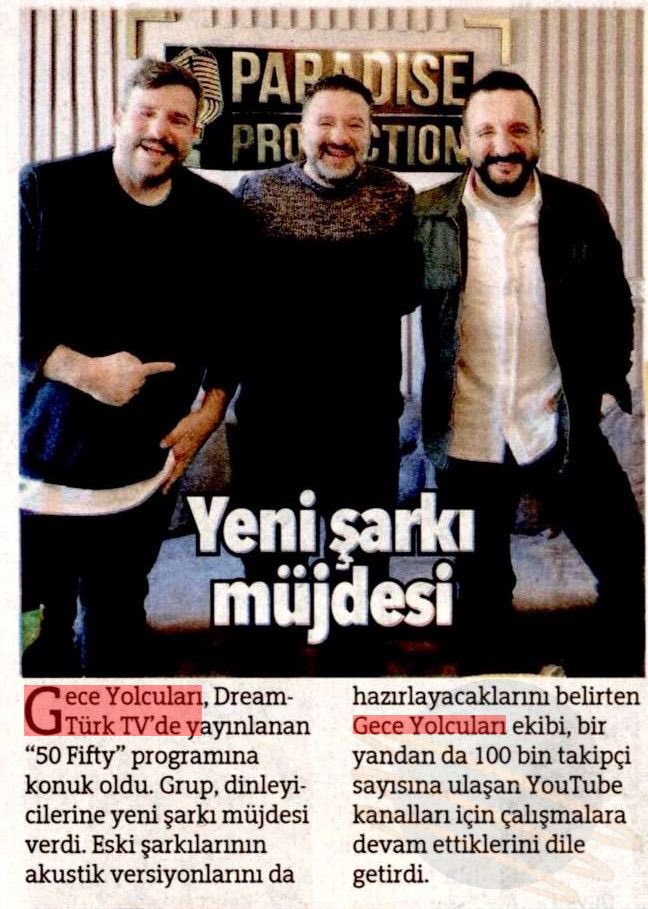 Paradise Production (@paradiseonair) on Twitter photo Gece Yolcuları’ndan Yeni Şarkı ve Youtube Projesi Müjdesi 🎶 <a href="/geceyolculari/">Gece Yolcuları</a> <a href="/Hurriyet/">Hürriyet.com.tr</a> Gece Yolcuları’ndan Yeni Şarkı ve Youtube Projesi Müjdesi 🎶 <a href="/geceyolculari/">Gece Yolcuları</a> <a href="/Hurriyet/">Hürriyet.com.tr</a>