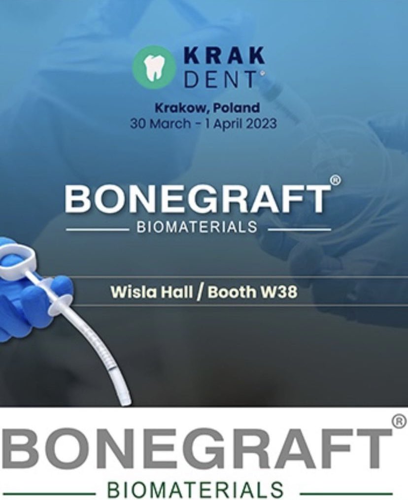See you at our booth at Krakdent in Krakow, Poland #dentalcare #dentalmarketing #bonegraft #Poland <a href="/BonegraftBiomat/">Bonegraft</a>