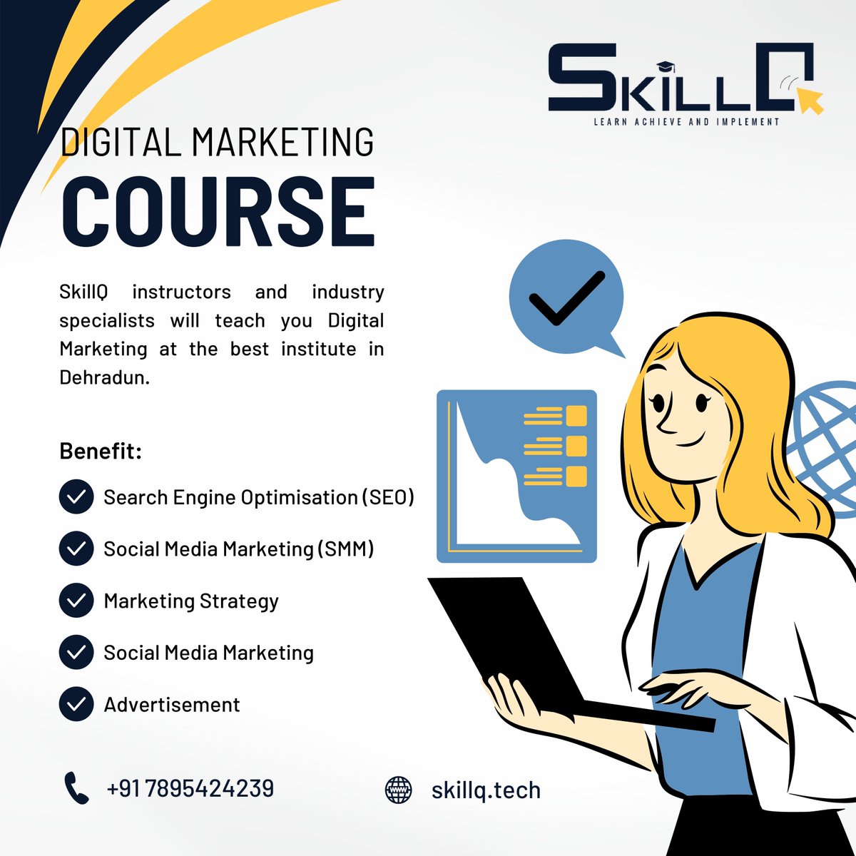 SkillQTech's tweet image. &quot;Join our comprehensive digital marketing course and Mean/Mern stack course to gain valuable skills that will set you apart in today&apos;s competitive job market.
.
#DigitalMarketingCourse
#OnlineMarketingCourse
#MernStack
#FullStackDevelopment