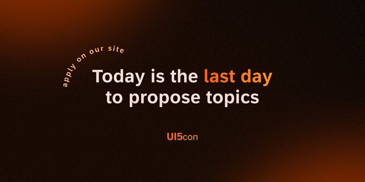 OpenUI5 tweet media
