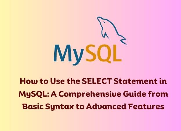 nativecodersio's tweet image. Improve your MySQL skills with our latest blog post on how to use the SELECT statement! From basic syntax to advanced features, our comprehensive guide will help you retrieve and manipulate data more efficiently and effectively.
nativecoders.io/posts/how-to-u…
#MySQL #webdevelopment