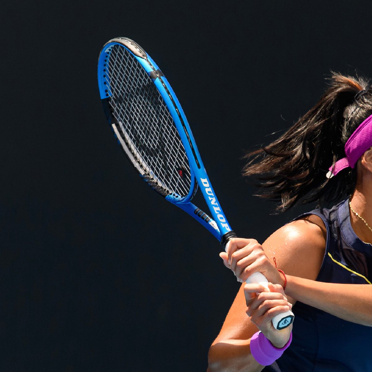 dunloptennis's tweet photo. Stand out on court. The brilliant blue is hard to miss. 

This is the FX series. It gives you speed, power and comfort! It's designed to help you improve your game!

#ForcesOfPower https://t.co/IUNxskhZgP