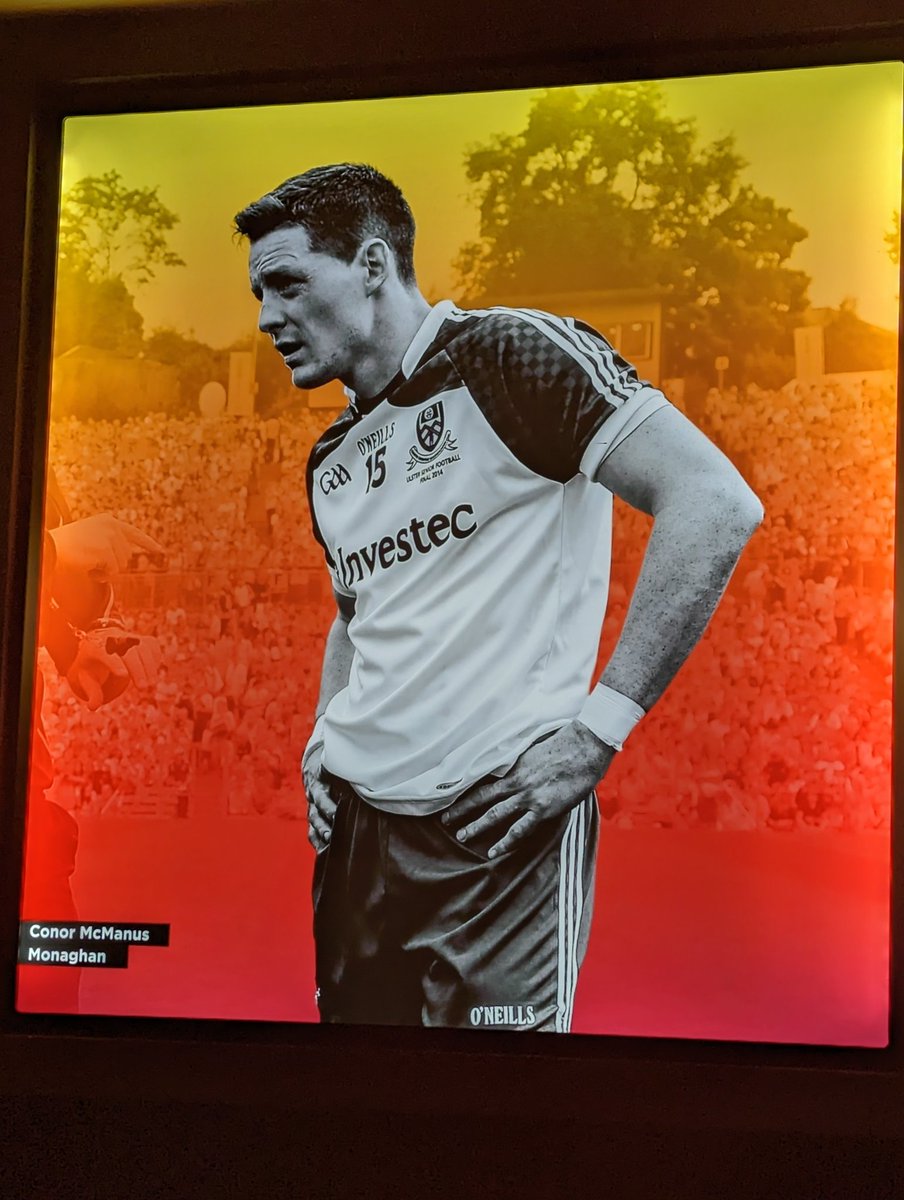MontaukCons's tweet photo. Monday morning working in Croke Park and I spot this photo of Conor McManus as an All-Star! #trueallstar #MonaghanGAA Congrats to all the team and management  @fflynn10 https://t.co/snwuLRFQBc
