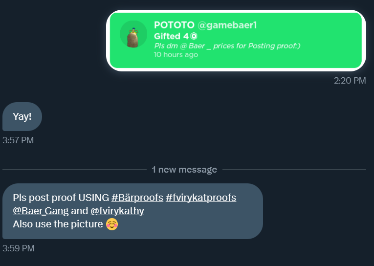 tysm #Bärproofs #fvirykatproofs <a href="/Baer_Gang/">Bär 🍯🐻💤🌲🌳🌴</a> @fvirykathy