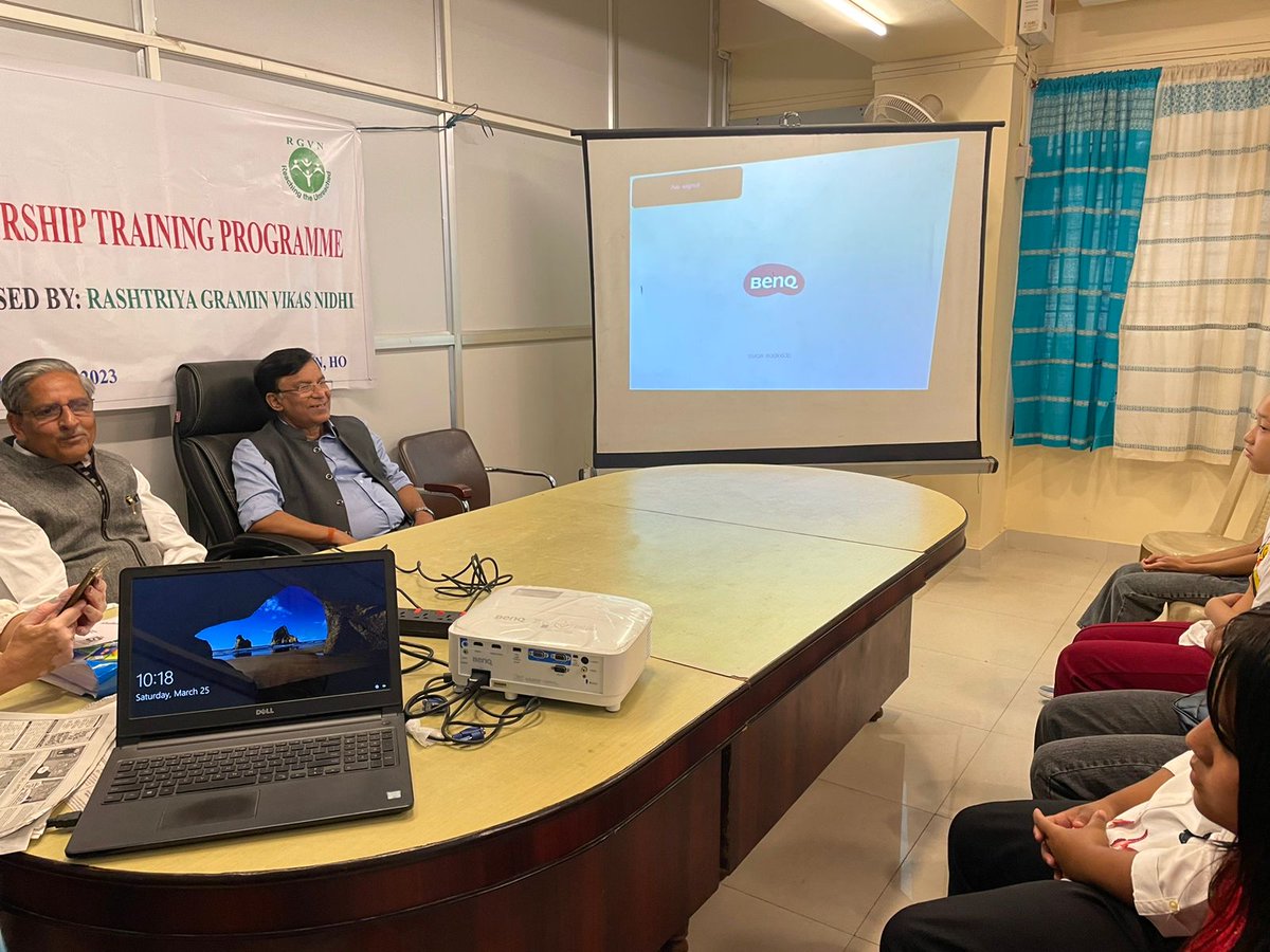 rgvnho's tweet photo. Under RGVN_KNH project Chusokani one day leadership training was conducted at RGVN Head Office on 25/03/23 ,where the children of Byrnihat participated and also Director of Indira Gandhi National Forest Academy-Bharat Jyoti Sir was present and delivered a speech on the event. https://t.co/xR0iJ8FNMJ