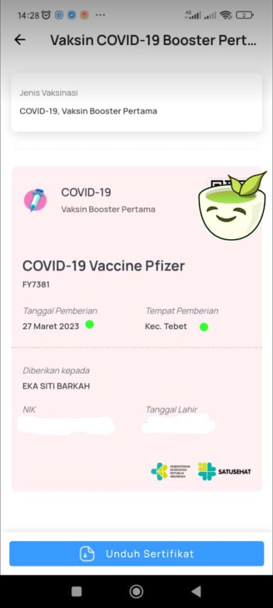 Eka_eSBe's tweet photo. @Septisuep @KAI121 Sudah Kak tadi pagi bela2in ke St. Senen buat Booster.. blm banyak antreannya kak.. https://t.co/9wQXHUCgUk