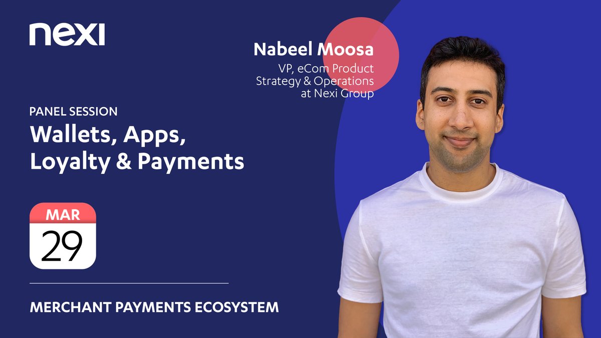 nexigroup's tweet photo. When it comes to eCommerce, the payment method landscape is increasingly fragmented and complex. Smart wallets, Super Apps, the European digital wallet: what is the payment ecosystem going to look like in the future? Come find out at #MPE2023 with Nabeel Moosa. #ecommerce https://t.co/9xr90jEboP