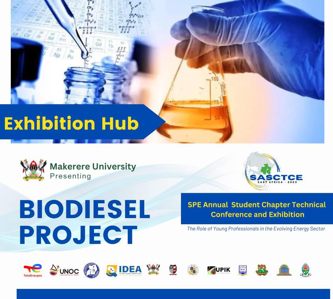 Have you heard of biodiesel before?
Come see for yourself at #SASTCE2023 tomorrow. See you then...
#WeAreSPE
#UgandaYouth4Energy
@spe_muk @speupik @SpeUganda @TotalEnergiesUG @UNOC_UG @PAU_Uganda @mpgsMak @muk_seg @Makerere @EACOP_