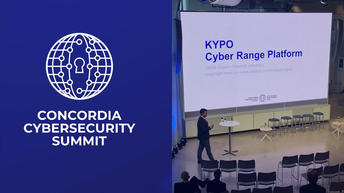 It was a great pleasure to present the KYPO #CyberRange Platform at the CONCORDIA #CyberSecurity Summit as an essential outcome of the project.

What was it about?

🛡️ Purpose
🃏Strategic level
✌️ Successes recap
💎 Examples from our practice
🎯 Our vision and next steps
