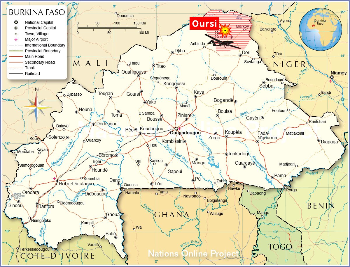 Wamaps_news's tweet photo. Burkina 🇧🇫 | 26/03 Les FDS ont effectué des frappes aériennes à l'aide de drones près de #Oursi (#Oudalan).
🔴 Environ 40 terroristes auraient été neutralisés dont plusieurs cadres terroristes lors d'une réunion. La traque d'une dizaine de survivants est en cours.
@rtburkina https://t.co/WZBHp7mnF0