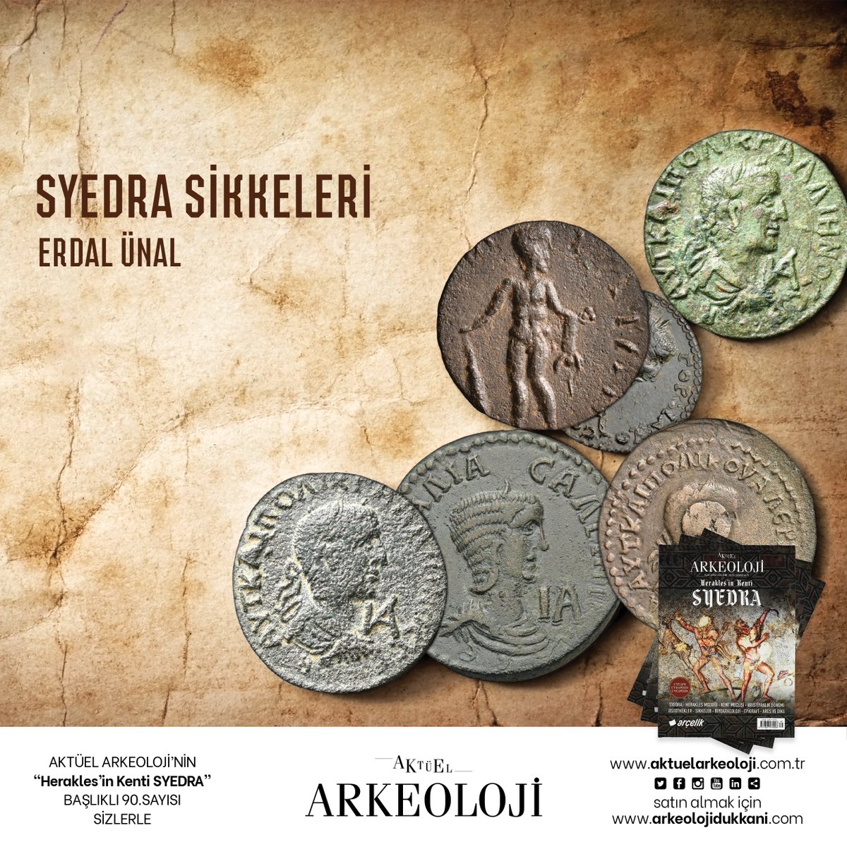 Aktüel Arkeoloji Dergisi 90. Sayı “Herakles’in Kenti Syedra”

Erdal Ünal – Syedra Sikkeleri

aktuelarkeoloji.com.tr/kategori/arkeo…

Dergimizi Kurumsal Satış Kanalımız

arkeolojidukkani.com

Adresinden ya da

D&amp;R, Migroslar, Macrocenter ve Kitapevlerinden Temin Edebilirsiniz

<a href="/ErgurerErtug/">SYEDRA. SRMKA. ERTUĞ</a>