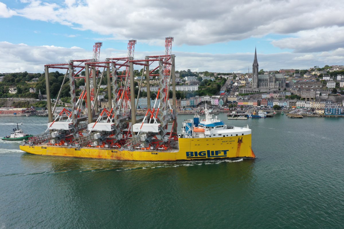 Did you know? Three giant ship-to-shore <a href="/Liebherr/">Liebherr Group</a> cranes were built in Killarney and assembled at <a href="/DoyleShipping/">Doyle Shipping Group</a> Cork dockyard near Cobh before leaving via Port of Cork, weighing approximately 6,000 tonnes, and are the largest single objects ever to be engineered in Ireland.