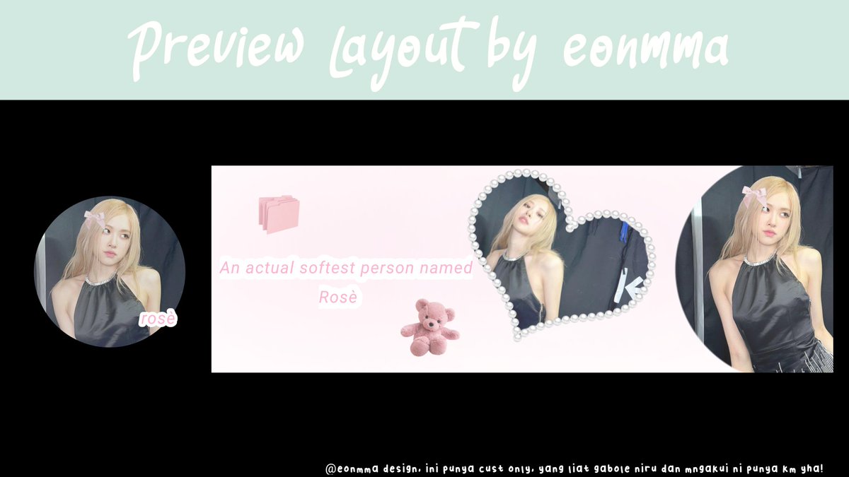 eonmma's tweet image. a retweet are appreciated! Thank you!

Aku baru bangkit dari loyo dan aku mengeluarkan layout ready stock dengan harga 3k/each ava png only bisa replace text yaaa. Payment via dana/qris, yg mau take boleh langsung dm aku, terimakasih banyak sayang 💞

#zonauang #zonaba
