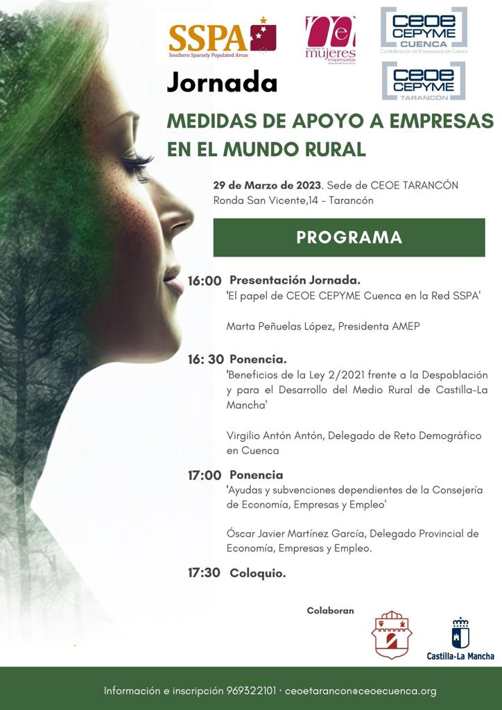 AMEP <a href="/ceoecuenca/">CEOE CEPYME CUENCA</a> visita Tarancón para desarrollar sus jornadas de medidas de apoyo a empresas en el mundo rural <a href="/CEOETARANCON/">CEOE CEPYME TARANCON</a>  <a href="/JCCMCuenca/">JCCMCuenca</a> <a href="/aytotarancon/">Ayto. de Tarancón</a> ceoecuenca.es/portal/lang__e…