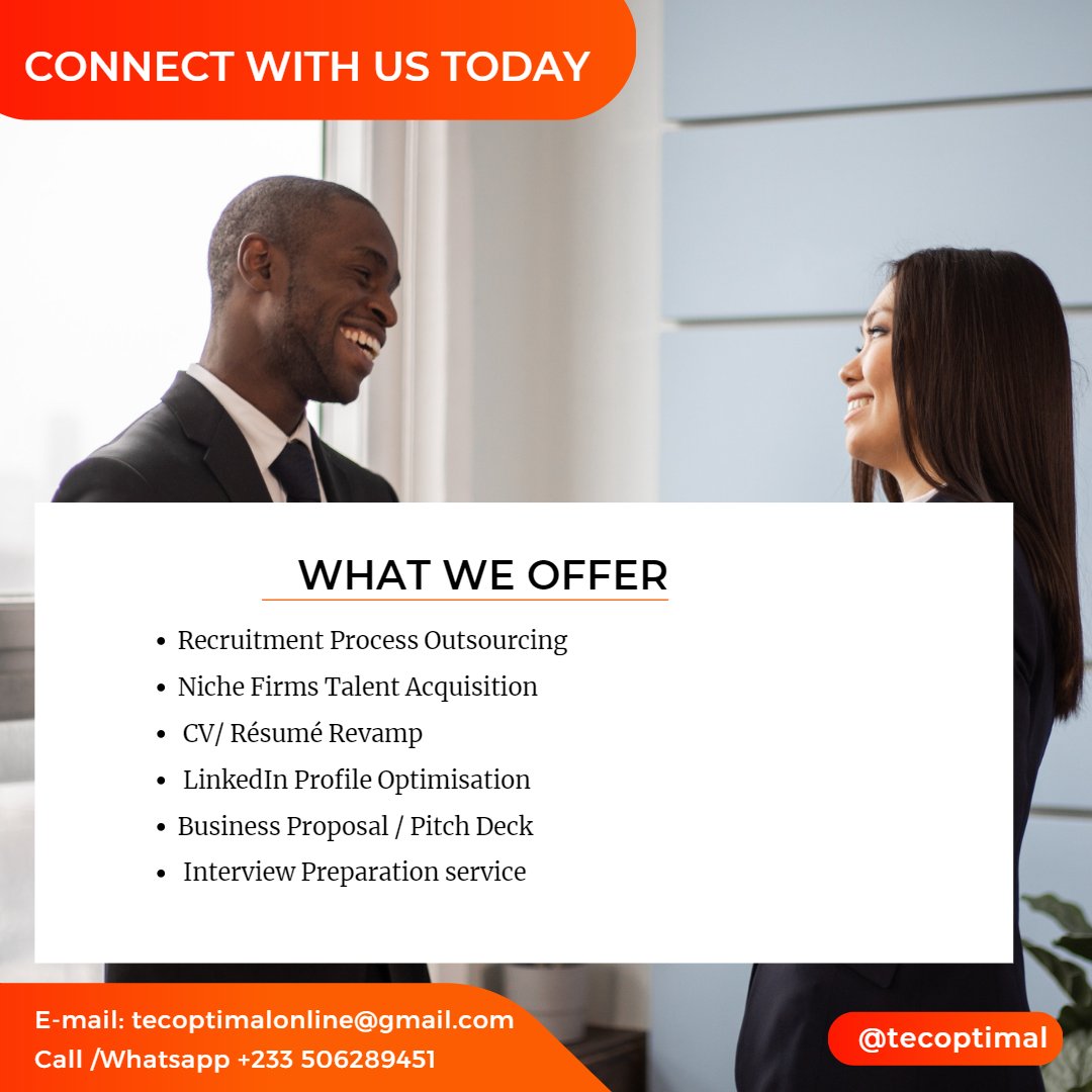 tecoptimal's tweet photo. For over 4 years, we have  served over 200+ clients across the Mining, Oil and Gas, Tech, Financial Services, Professional Services, Insurance, and the Hospitality Industries providing cutting -edge professional services. https://t.co/uqXyjixV5r