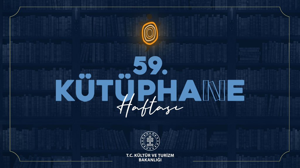 “Kütüphane İyileştirir” ana temasıyla 59’uncu #KütüphaneHaftası’nı kutluyoruz. 

Türkiye genelinde kütüphanelerimizde geleneksel sanatlardan söyleşilere pek çok etkinlikle vatandaşlarımızla buluşacağız.

<a href="/etkinkutuphane/">Etkin Kütüphane</a> <a href="/KTBKYGM/">KYGM</a>