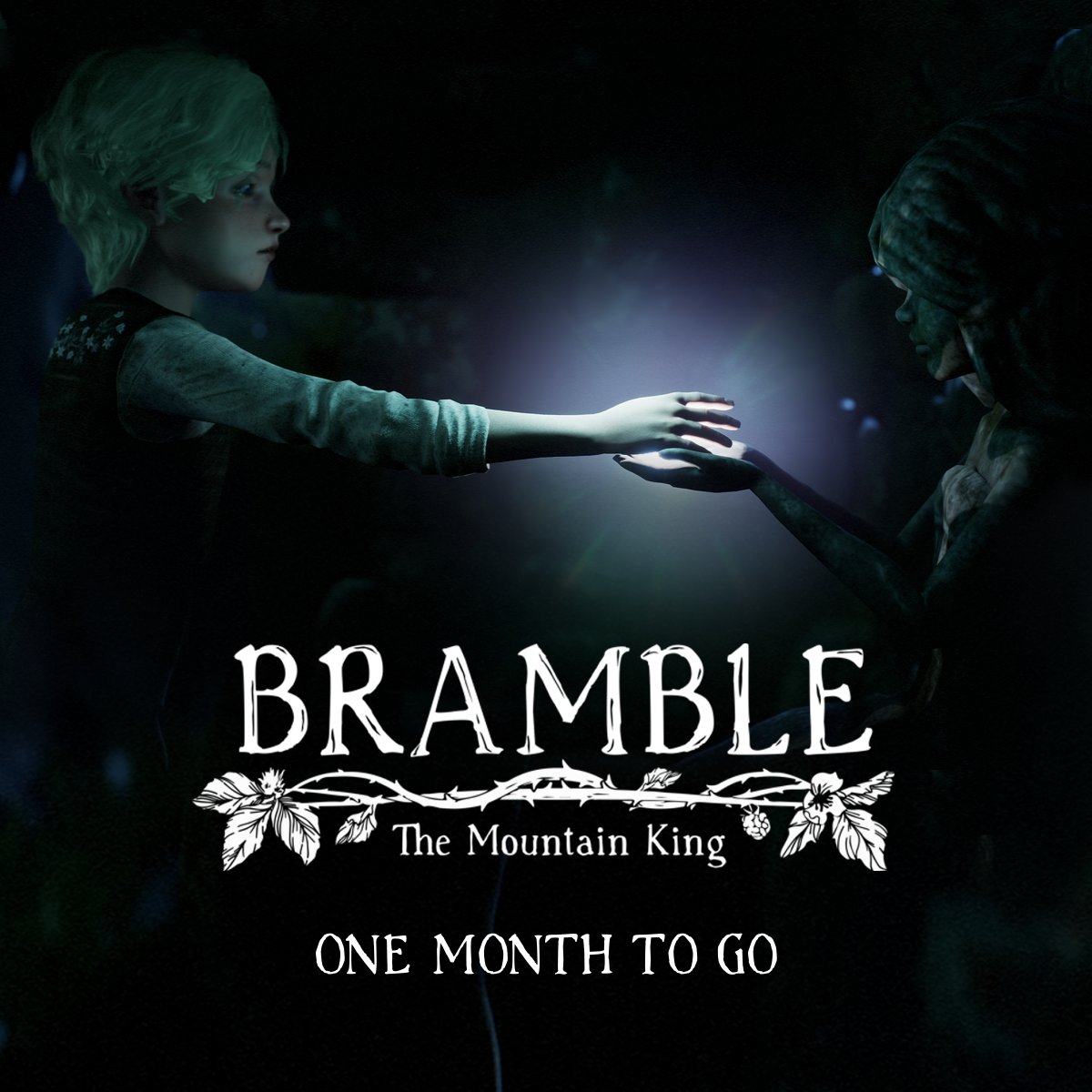 In one month the adventure begins. 
Bramble: The Mountain King is coming to PC and consoles on the 27th of April 2023.

Remember the date.

#indiegames #horrorgame