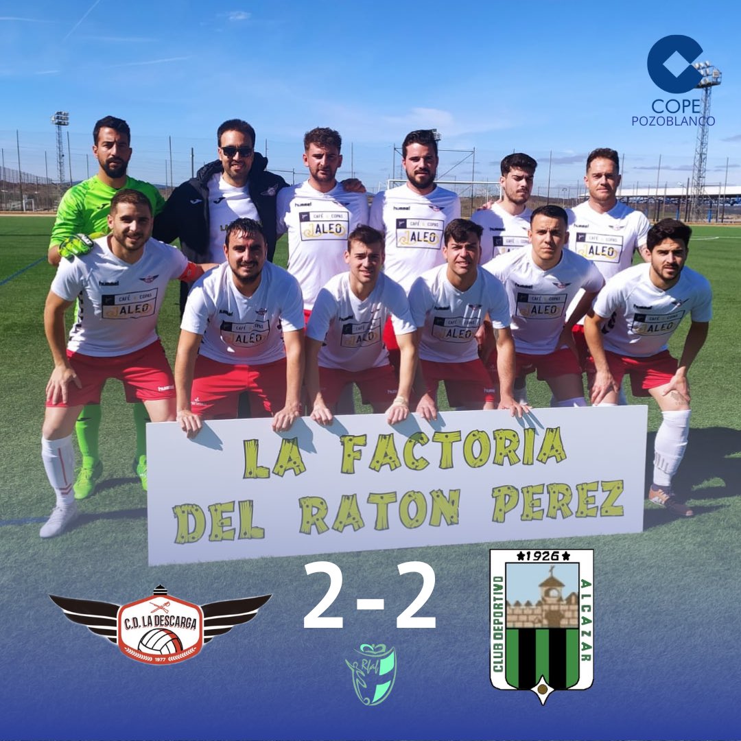 ⚽️ Empate del <a href="/CD_LaDescarga/">CD_LaDescarga</a> ante el <a href="/CDAlcazar1926/">Club Deportivo Alcázar</a> para terminar invicto en casa la temporada y acabar en el 5º lugar de la clasificación