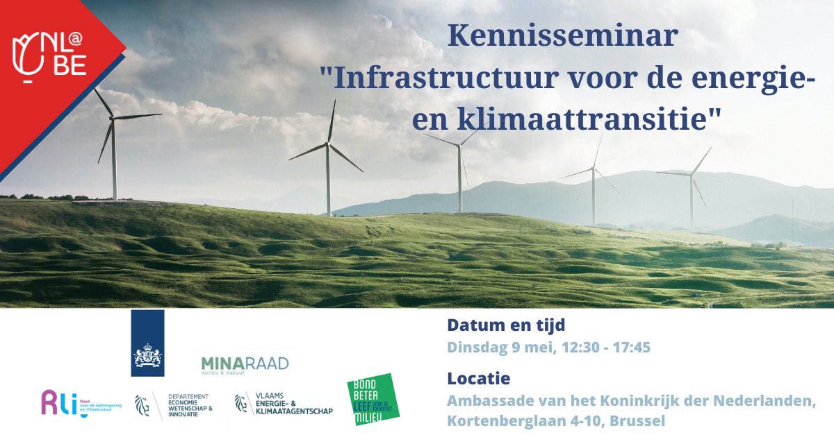 NLinBE's tweet photo. Op 9 mei organiseert @NLinBE en @Minaraad_Vlaand een kennisseminar over infrastructuur voor de energie- en klimaattransitie 🌱🏭💦 met sprekers van o.a. @MinisterieEZK, @Chemelot, @northseaport, @Gasunie

Meer weten over het programma en inschrijven? 👇🏽

https://t.co/xwTG8zDf7B https://t.co/LhzVh9IdgS