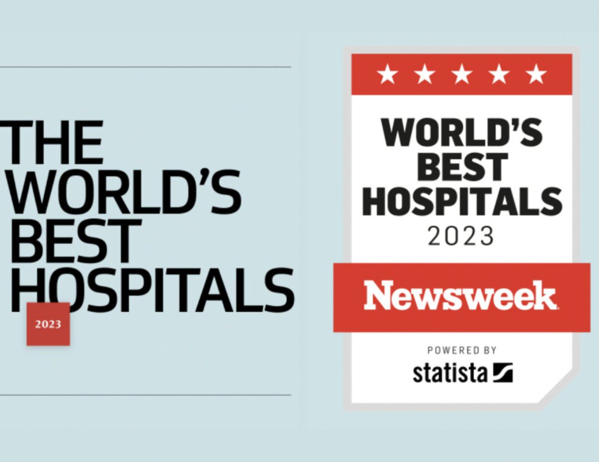 Pour la 4e année consécutive, l'Institut Mutualiste Montsouris est dans le classement 2023 des meilleurs hôpitaux du monde du magazine américain <a href="/Newsweek/">Newsweek</a> 👍 1/3