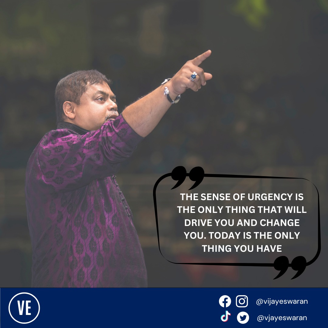 If you have a sense of urgency, you don't have time to be negative or positive!​

#PushingBoundaries #SenseOfUrgency #ChangeOrDie #SelfReflection #MindsetReset