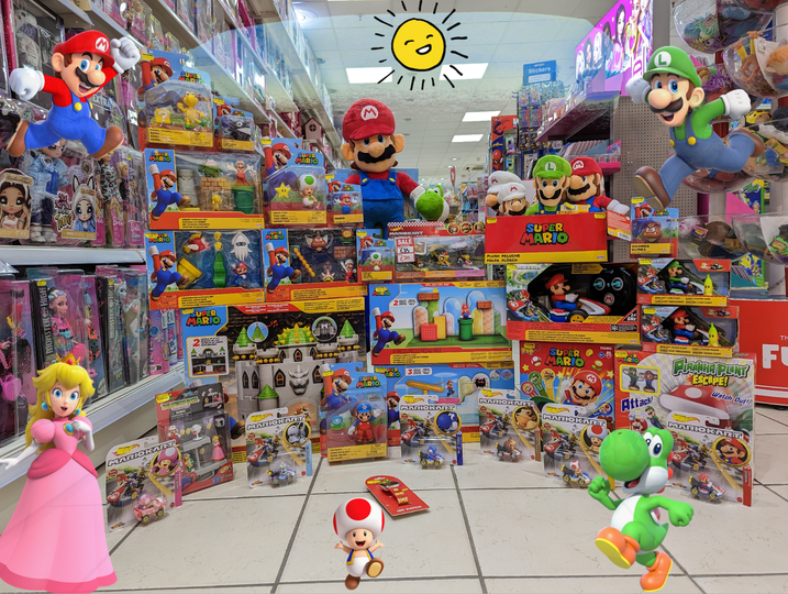 Are you excited for the new The Super Mario Bros. Movie?! 

Pop in to Toytown today and choose your favourite character 🕹️