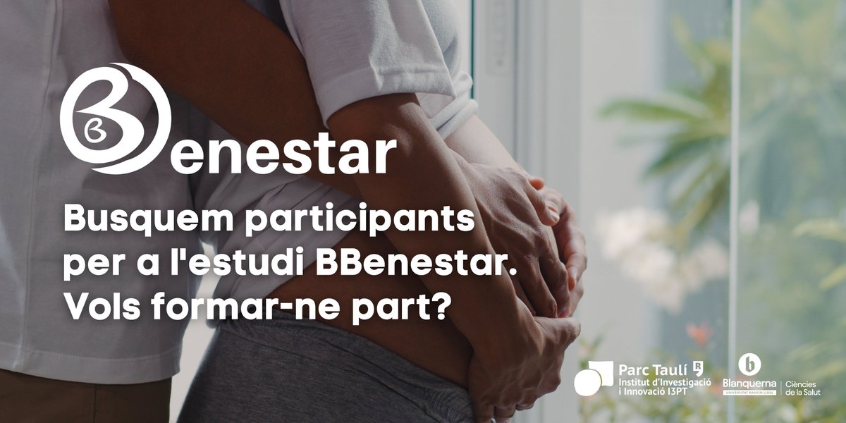 🤰L'estudi #BBenestar cerca 400 dones embarassades i les seves parelles per participar en un estudi sobre benestar mental, i els factors que determinen una #salutmental positiva

🔎La recerca es realitzarà durant l’embaràs i l'any posterior al naixement

ℹ️bit.ly/3ZdXTdH