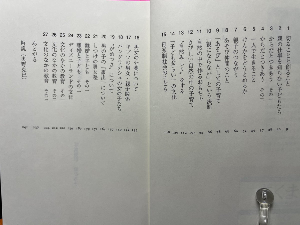 freakscafe's tweet photo. 原ひろ子『子どもの文化人類学』(ちくま学芸文庫)

ヘヤーインディアンは、子どもの頃、夢にビーバーとかテンといった動物が現れ、その動物が自分の守護霊であることを知るのだという。そして、以後、一生、その守護霊にいろいろなことを“相談“しながら生活する。 https://t.co/gHshpUVGjD