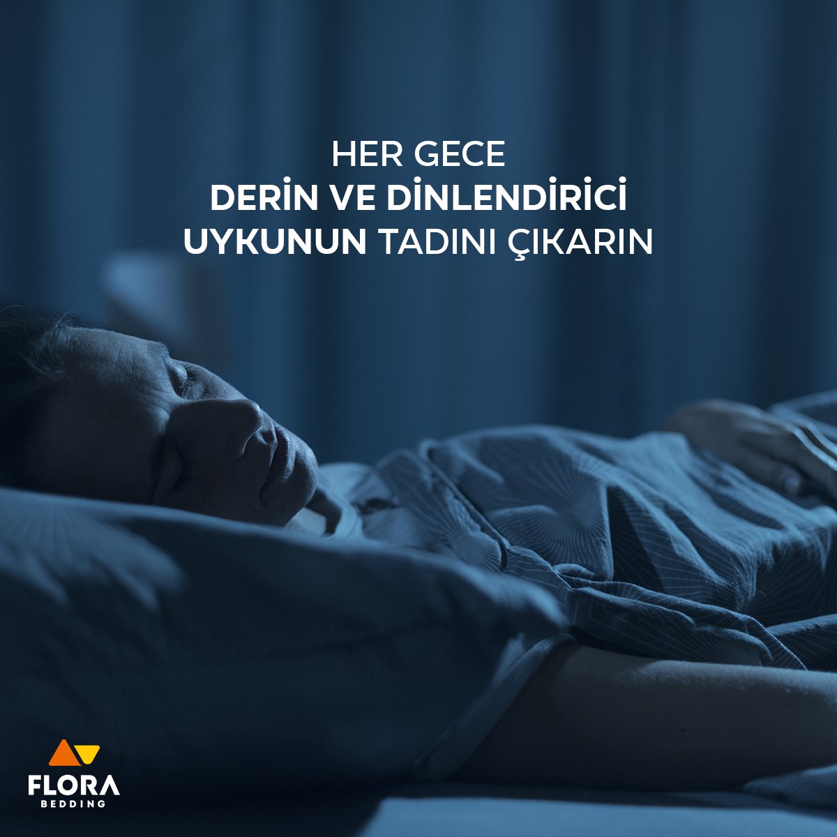 Harika bir yatak = harika uyku. 
Harika uyku = harika bir gün. 🧡

#Florabedding #sleep #bedtime #uyku #kalite