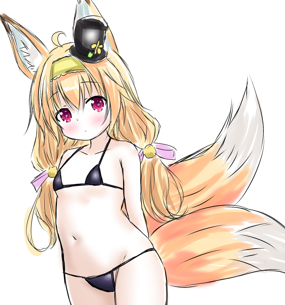 「ビキニ花騎士 #フラワーナイトガール #花騎士 #おっぱい #ゼラニウム(花騎士」|浩太＠チワワのひと🐶のイラスト