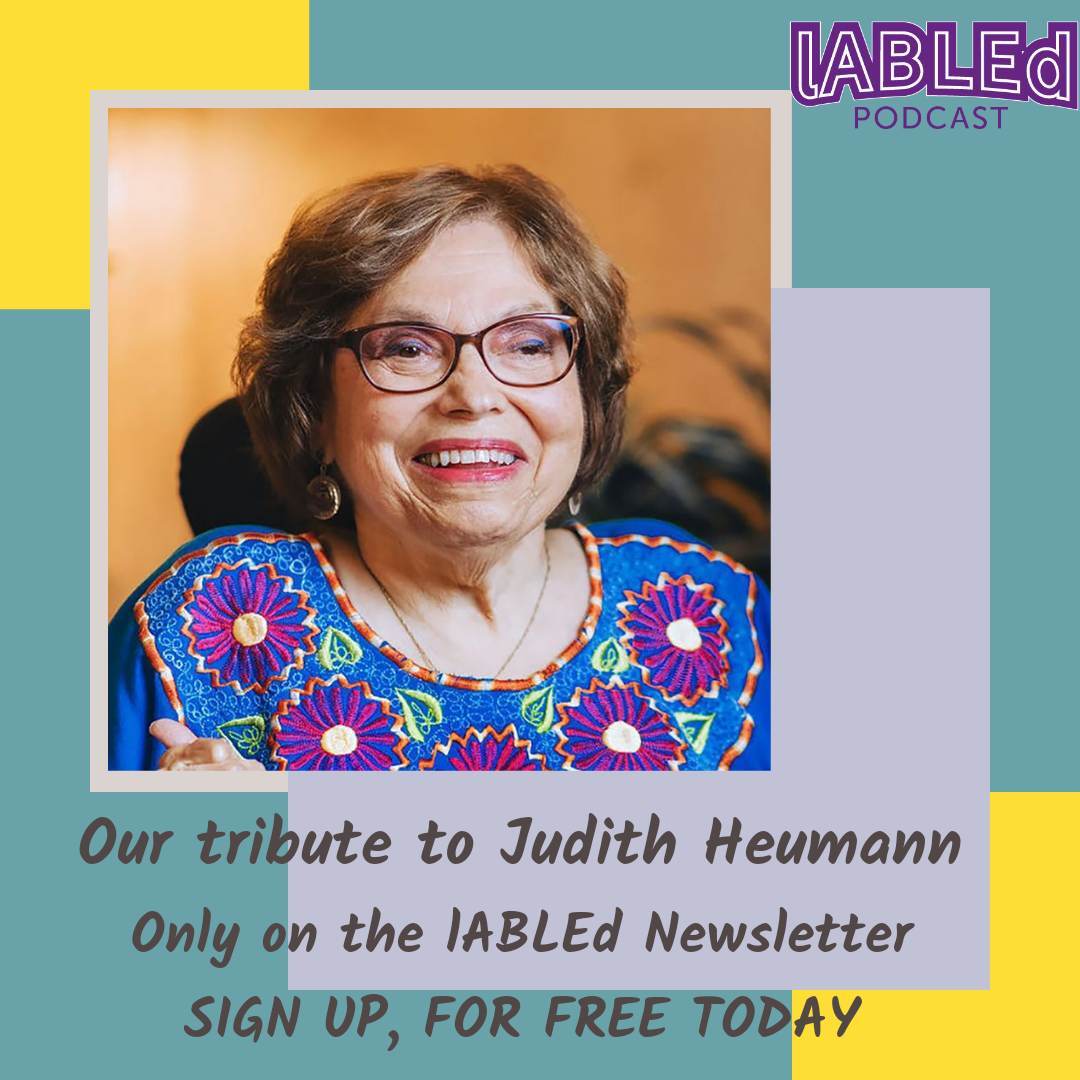 Sign up to our newsletter to get exclusive bonus content!

This week Lucy wrote all about the incredible #DisabilityAdvocate Judith Heumann. Head over to our website to sign up and get new and exciting content with every episode!

#JudyHeumann #Disability