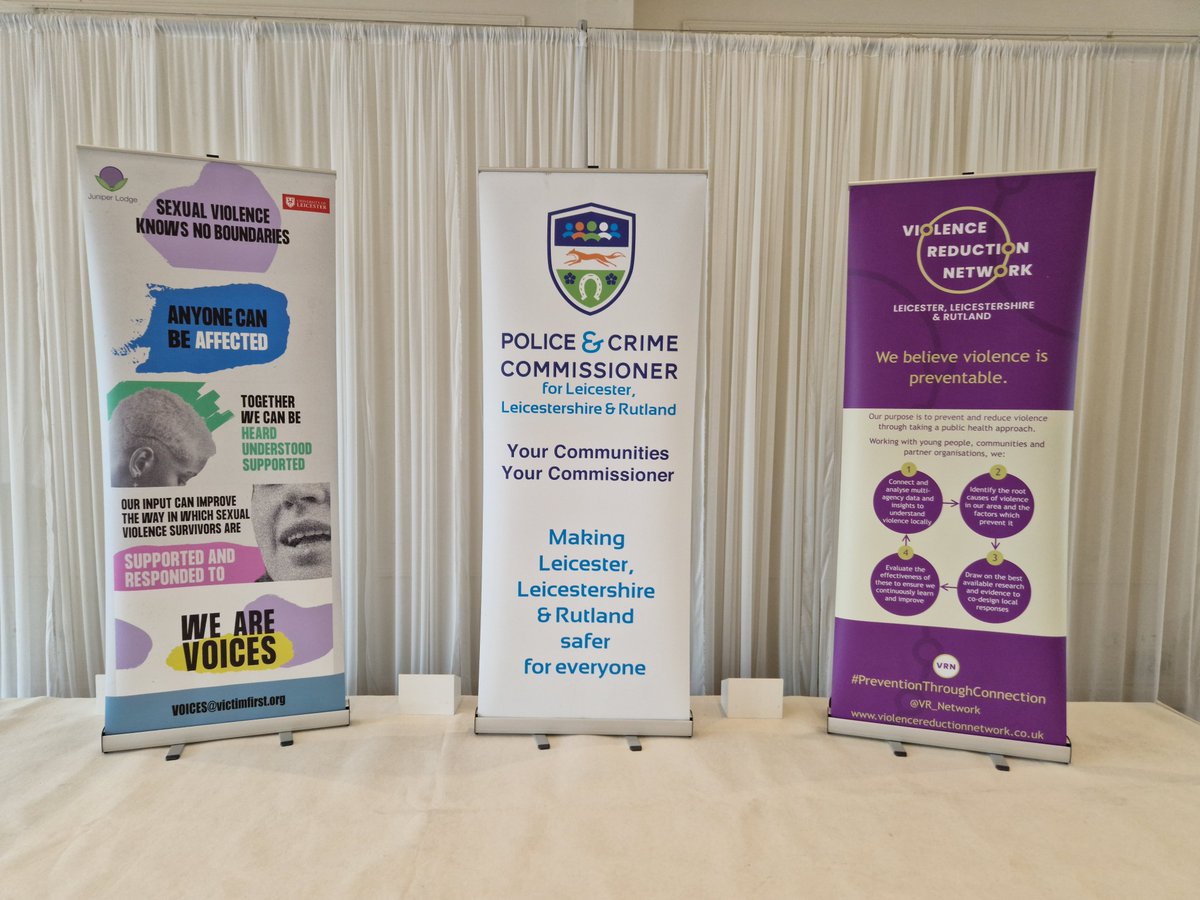 CriminologyLeic's tweet photo. Colleagues from the School are excited to be supporting EMPOWER at the OPCC Leicester event today building strategy in relation to violence against women &amp; girls #VAWG
@EMPOWER_VAWG @VR_Network https://t.co/4R2MSp82qb