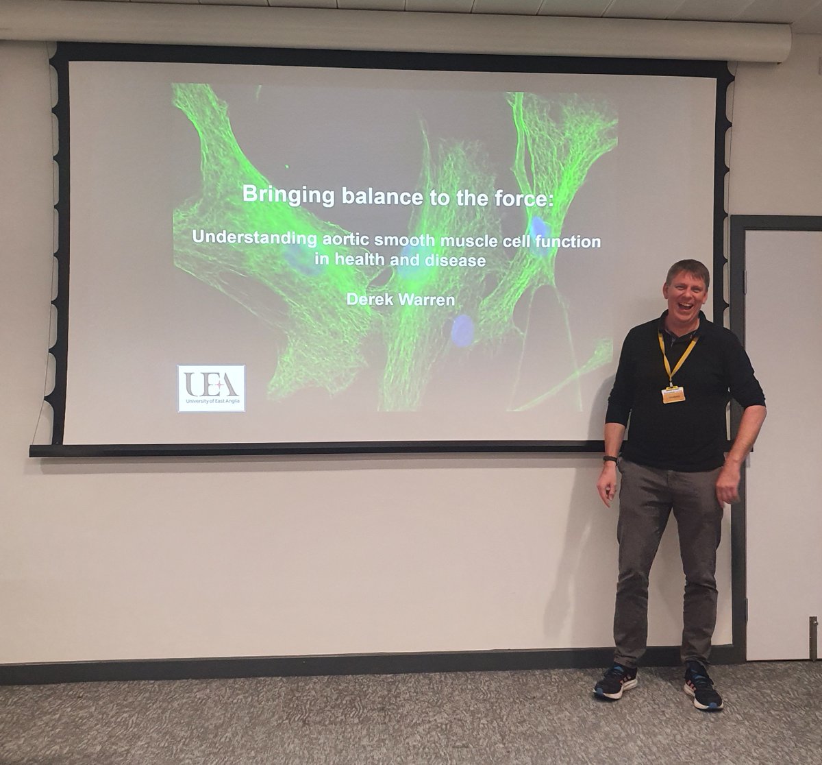 CambridgeCardio (@cambridgecardio) on Twitter photo A big thank you to visiting speaker <a href="/WarrenLabUEA/">Vascular Research Lab UEA</a> for a brilliant seminar. The discussion after involved some interesting exchanges of ideas too - thought prevoking stuff from all who attended thank you. #CardioEd #CardioResearch
bit.ly/3KaopAl A big thank you to visiting speaker <a href="/WarrenLabUEA/">Vascular Research Lab UEA</a> for a brilliant seminar. The discussion after involved some interesting exchanges of ideas too - thought prevoking stuff from all who attended thank you. #CardioEd #CardioResearch
bit.ly/3KaopAl