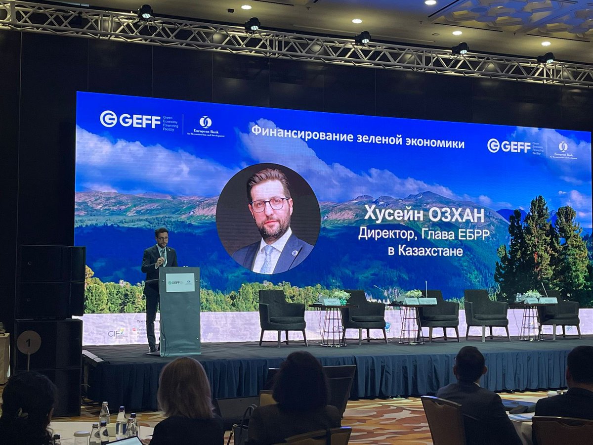 EBRDgreen's tweet photo. Today we're launching our Kazakhstan Green Economy Financing Facility (GEFF) II.
Our US$ 150 million funds will help SMEs and households invest in green technologies.
Supported by @CIF_Action.
Watch our event LIVE: https://t.co/SoxTsFYYl6 https://t.co/Vg9mJRqq2k