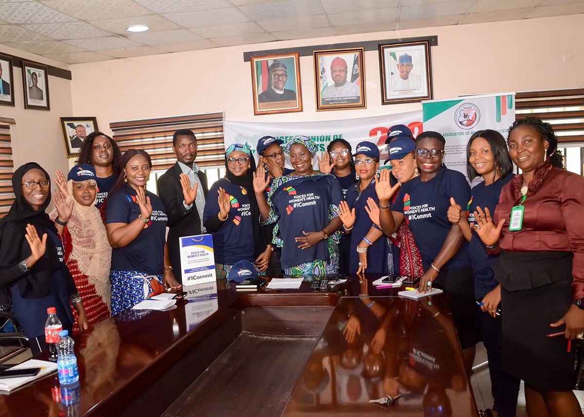 SheForumAfrica's tweet image. It is still #WomensMonth &amp;amp; we have been making the rounds ahead of the #VoicesForWomensHealth 
March 30 #ICommit Stakeholder Meeting with partners to advance Women &amp;amp; Girls’ agency in Nigeria. 
📸 Visit on Nig. Ass. of Women Journalists
@PathfinderInt @gatesfoundation @GatesAfrica