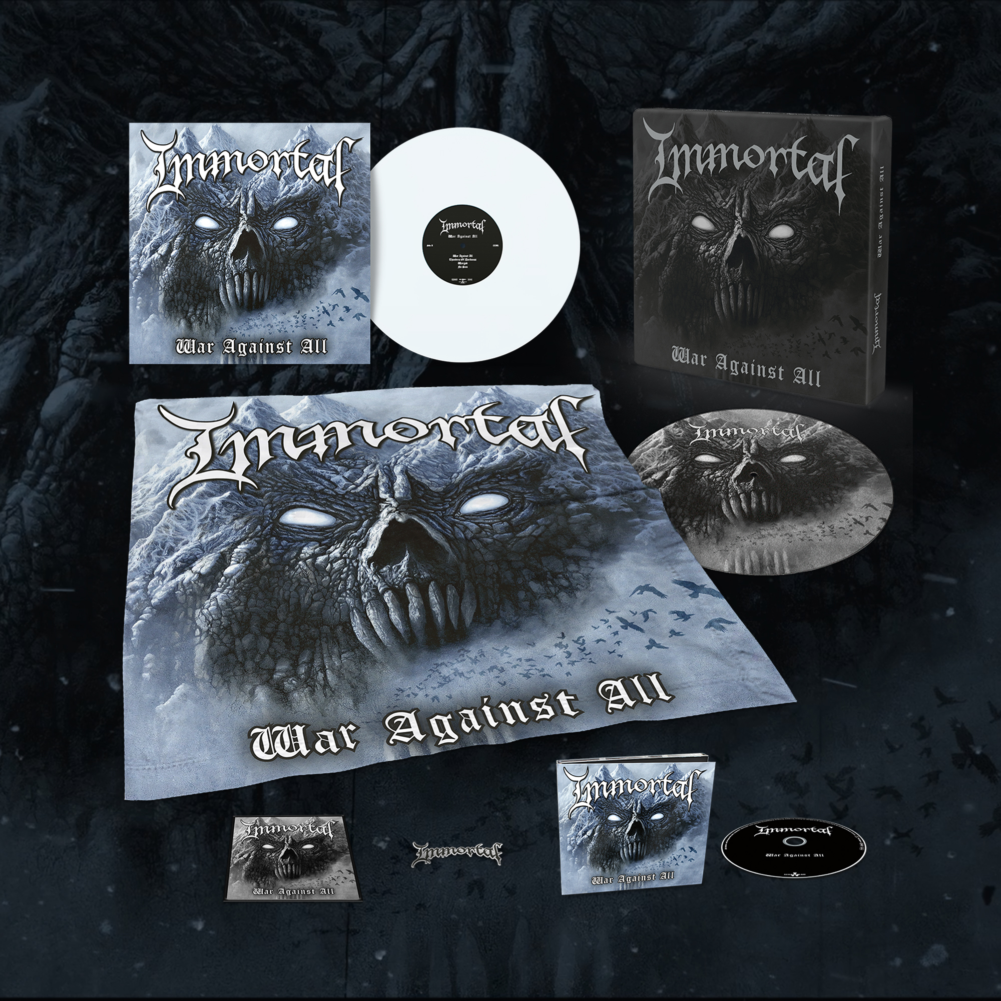 IMMORTAL - War Against All SILVER VINYL - LP