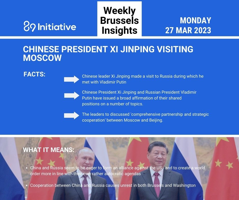 89initiative's tweet photo. Good morning! 
Today is Monday, 27th of March and we hope that you are ready to start the new week. There is no better way to do it than reading out Weekly Brussels Insights! https://t.co/oqODcZKsXz