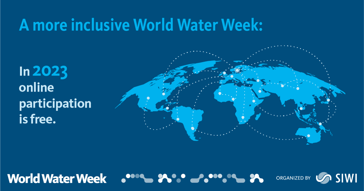 siwi_www's tweet photo. #WWWeek attracts a diverse mix of participants from many professional backgrounds and every corner of the world. 🗺️ 
In 2023 online participation is free of charge making it easier than ever to connect and reach new audiences.💧 https://t.co/wl7J43Sdrt