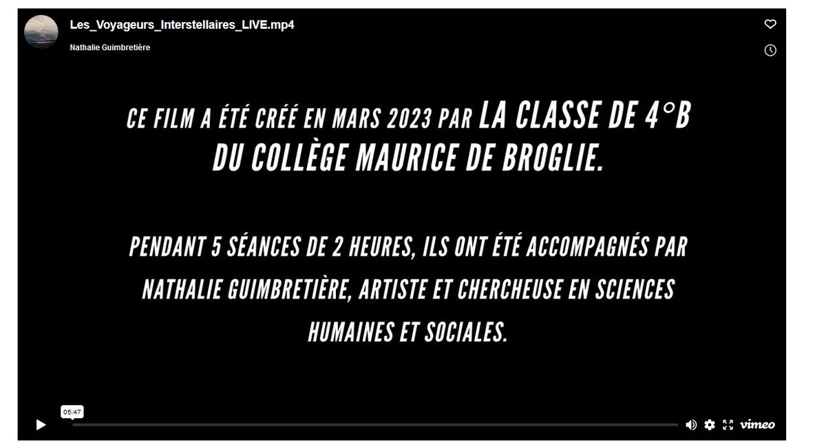 BroglieCollege's tweet photo. 📽️ Projection du court métrage réalisé par l'artiste N.GUIMBRETIERE et la classe de 4B hier au cinéma Multirex de #Bernay dans le cadre du festival #anneezero devant  familles et personnels 

Retrouvez leur travail en cliquant 🔽

https://t.co/XYN52sRMpn

👏 👏 pour ce travail ! https://t.co/dfEu3Vefe3