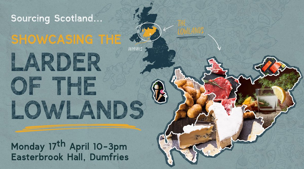 This event will bring together food and drink producers across Southern Scotland with buyers from retail, wholesale, food service, and tourism sectors.

For more details and to register
ow.ly/vJwG50NrlKS