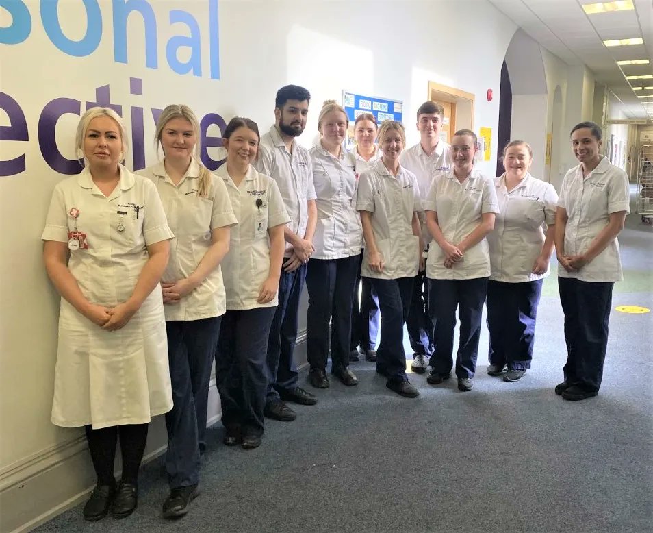 ELHT_NHS's tweet photo. A very warm welcome to our cohort of newly qualified Nursing Associates who have joined the Trust after successfully completing two years of placements. The group began the Trainee Nurse Associate programme in March 2021 and all have now secured jobs with the Trust! Good luck! https://t.co/jC6TUgzOJr
