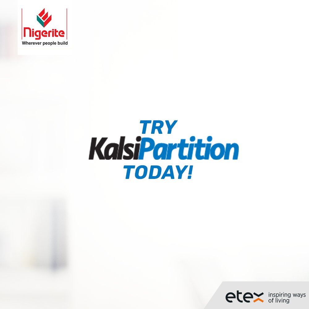 nigeritelimited's tweet photo. Why KalsiPartition? Here are 3 reasons why KalsiPartition is your best bet for internal wall applications. Try KalsiPartition today for versatility and functionality!
#Nigerite #Etex #WhereverPeoplebuild #KalsiPartition https://t.co/GmfjdjvppQ