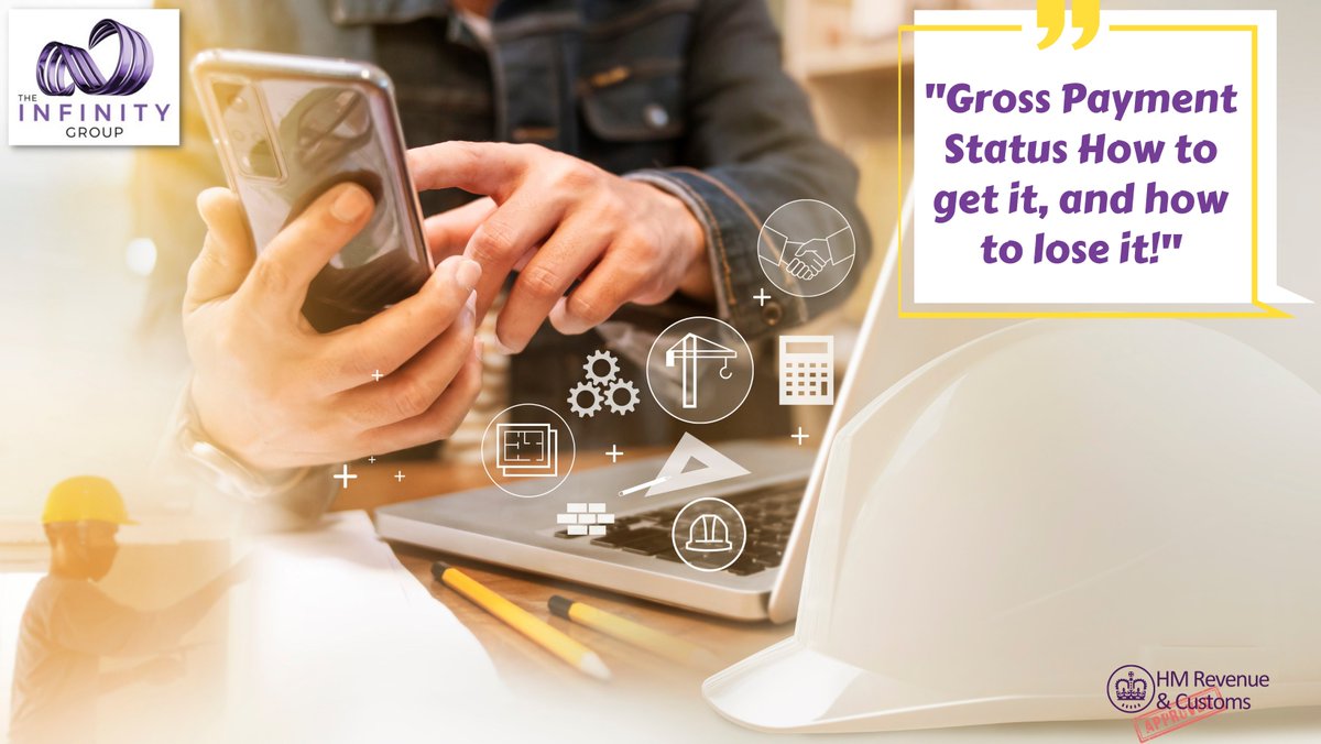 InfinitySolut15's tweet image. Business must prove to HMRC that its construction turnover exceed £30,000 to obtain gross payment status.Late CIS returns on four or more occasions &amp;amp; payment of £100 or more due to HMRC is outstanding at the time you could lose gross payment status #cis #payroll #CISPAYROll
