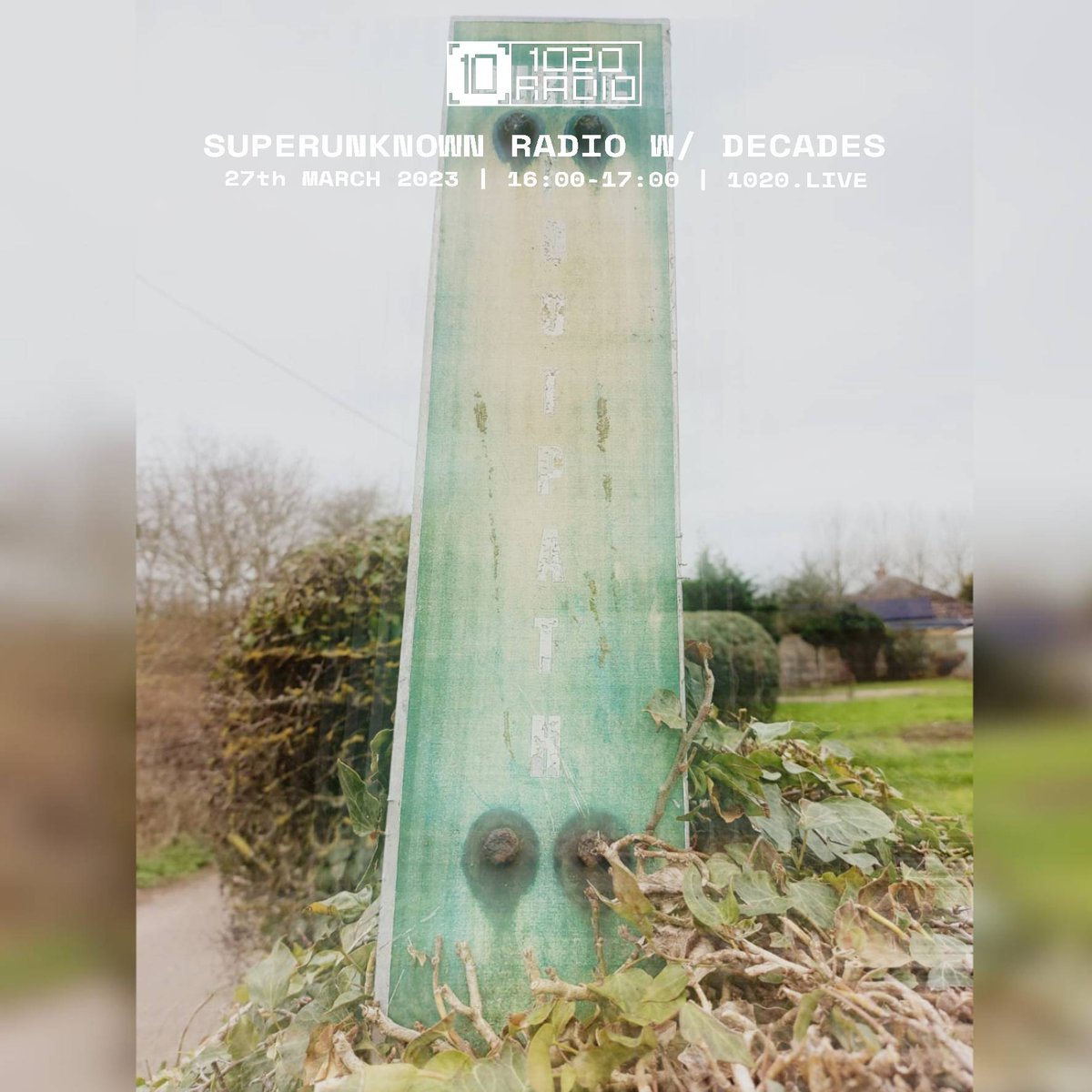 Catch the other me <a href="/Decad_e/">Decades</a> on <a href="/1020_Radio/">1020 Radio</a> later for the latest broadcast of Superunknown Radio 📻 🎶