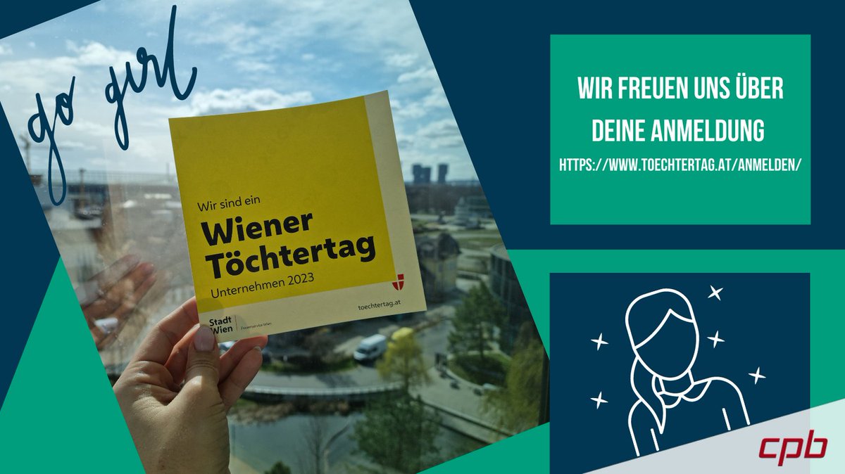 Auch heuer sind wir wieder ein Wiener Töchtertag Unternehmen :-) Wir freuen uns, auch 2023 dabei zu sein und die Nachwuchstalente für die Welt der Technik zu begeistern. 

#wearecpb #cpbsoftware #wienertöchtertag #frauenindietechnik