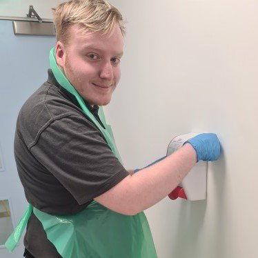 agoriadcyf's tweet photo. Here are few photos of our students from the @LlandrilloMenai  Pathway 4 Supported Internship Project at @BCUHBBest  Ysbyty Gwynedd, Bangor. Today we celebrate their hard work and progress. Keep up the good work!!
#NATIONALSUPPORTEDINTERNSHIPDAY2023 https://t.co/E01rKtKoPf