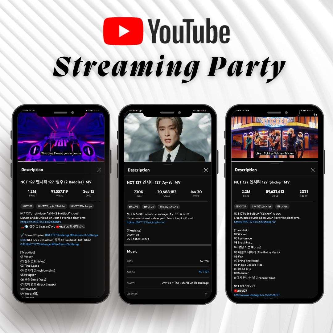 127streamINA's tweet photo. 🔥 (27/03/23) Streaming Party For 127Squad 🔥
2 Baddies 🏎️💨
🔗https://t.co/3SOagSQqxg
Ay-Yo 🌴💗
🔗https://t.co/y9o8DZiY0W
Sticker 🤠💚
🔗https://t.co/UlsdG6hcPk
#2Baddies_RoadTo_100M
#Ay_Yo_RoadTo_25M
#Sticker_RoadTo_90M https://t.co/Jneq5Q2Dwl